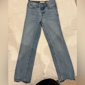 Madewell Classic Blue Straight Leg Jeans